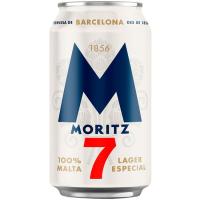 Cerveza MORITZ 7, lata 33 cl Cerveza MORITZ 7, lata 33 cl