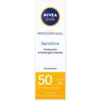 Protección facial sensitive SPF50 NIVEA, tubo 50 ml Protección facial sensitive SPF50 NIVEA, tubo 50 ml