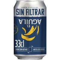 Cerveza sin filtrar EL AGUILA, lata 33 cl Cerveza sin filtrar EL AGUILA, lata 33 cl