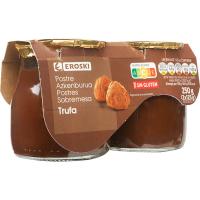 Postre de trufa EROSKI, pack 2x125 g Postre de trufa EROSKI, pack 2x125 g