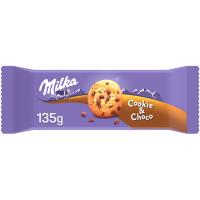 Galleta choco cookies MILKA, paquete 135 g Galleta choco cookies MILKA, paquete 135 g