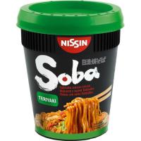 Fideus soba teriyaki NISSIN, cup 90 g
