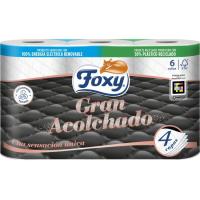 Paper higiènic encoixinat FOXY, paquet 6 rotlles Paper higiènic encoixinat FOXY, paquet 6 rotlles
