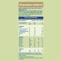 Papilla 8 cereals amb galeta HERO, caixa 340 g