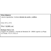 Vino Blanco Verdejo D.O. Rueda OTOÑAL, botella 75 cl