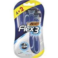 Maquineta d`un sol ús BIC FLEX 3, pack 4+2 u Maquineta d`un sol ús BIC FLEX 3, pack 4+2 u