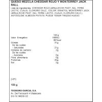 Formatge ratllat per a natxos TGT, bossa 150 g