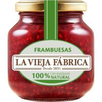 Mermelada de frambuesa 100% LA VIEJA FÁBRICA, frasco 280 g