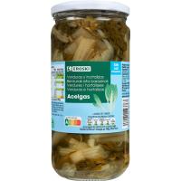 Acelgas bajas en sal EROSKI, frasco 425 g Acelgas bajas en sal EROSKI, frasco 425 g