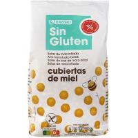 Bolas de miel sin gluten EROSKI, bolsa 400 g Bolas de miel sin gluten EROSKI, bolsa 400 g