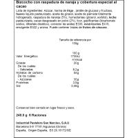 Pa de pessic de taronja i xocolata INPANASA, paquet 240g