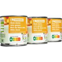 Maíz dulce EROSKI, pack 3x140 g