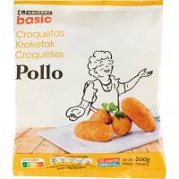 Croquetes de pollastre EROSKI basic, bossa 500 g Croquetes de pollastre EROSKI basic, bossa 500 g