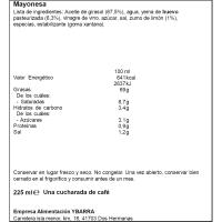 Maionesa YBARRA, flascó 225 ml