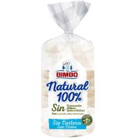 Pan molde natural 100% sin corteza BIMBO, paquete 450 g Pan molde natural 100% sin corteza BIMBO, paquete 450 g