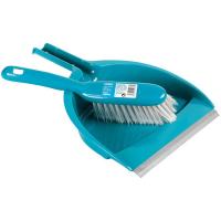 Pala recogedor con cepillo EROSKI, pack 1 ud Pala recogedor con cepillo EROSKI, pack 1 ud