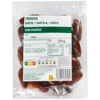 Dátil sin hueso EROSKI, bolsa 200 g Dátil sin hueso EROSKI, bolsa 200 g