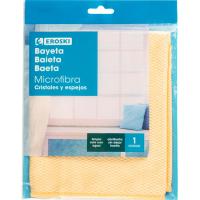 Bayeta microfibra para cristales EROSKI, pack 1 ud. Bayeta microfibra para cristales EROSKI, pack 1 ud.