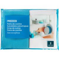 Paño secavajillas EROSKI, paquete 2 uds. Paño secavajillas EROSKI, paquete 2 uds.