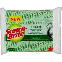 Estropajos fresh classic verde SCOTCH-BRITE, pack 2 uds. Estropajos fresh classic verde SCOTCH-BRITE, pack 2 uds.