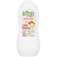 Desodorant llimona-granada BIOSEI, roll on 50 ml