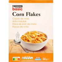 Corn flakes EROSKI BASIC, caja 500 g Corn flakes EROSKI BASIC, caja 500 g