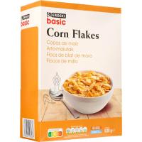 Corn flakes EROSKI BASIC, caja 500 g