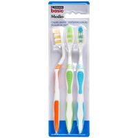 Cepillo familiar medio EROSKI BASIC, pack 3 uds Cepillo familiar medio EROSKI BASIC, pack 3 uds