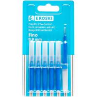 Cepillo interdental fino EROSKI, pack 6 uds Cepillo interdental fino EROSKI, pack 6 uds