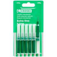 Cepillo intredental extrafino EROSKI, pack 6 uds Cepillo intredental extrafino EROSKI, pack 6 uds
