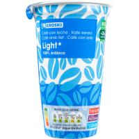 Café con leche light EROSKI, vaso 250 ml Café con leche light EROSKI, vaso 250 ml