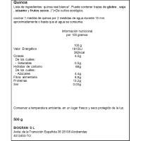 Quinoa real EROSKI BIO, bolsa 500 g