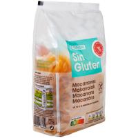 Macarrones sin gluten EROSKI, paquete 500 g