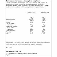 Coques de civada-quinoa-lli VITALDAY, paquet 115,2 g