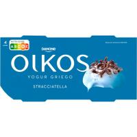 Yogur griego de straciatella OIKOS, pack 4x110 g