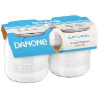 Yogur original natural enriquecido DANONE, pack 2x130 g Yogur original natural enriquecido DANONE, pack 2x130 g