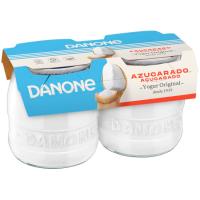 Yogur original natural azucarado DANONE, pack 2x130 g Yogur original natural azucarado DANONE, pack 2x130 g