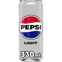 Refresco de cola sin azúcar PEPSI LIGHT, lata 33 cl Refresco de cola sin azúcar PEPSI LIGHT, lata 33 cl
