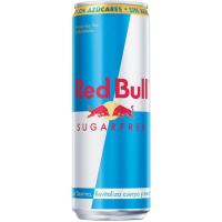 Bebida energética sin azúcar RED BULL, lata 35,5 cl Bebida energética sin azúcar RED BULL, lata 35,5 cl