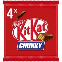 Barretes Chunky de xocolata amb llet KIT KAT, pack 4x40 g Barretes Chunky de xocolata amb llet KIT KAT, pack 4x40 g