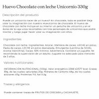 Ou de llet Unicorn SIMON COLL, caixa 330 g