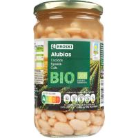 Alubia blanca cocida EROSKI BIO, frasco 400 g Alubia blanca cocida EROSKI BIO, frasco 400 g