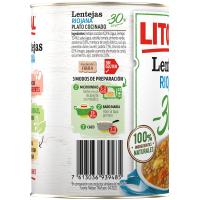 Llenties De La Rioja -30% sal i greix LITORAL, llauna 425 g