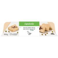 Bloc de foie gras de pato CAPDEVILA, tarrina 100 g Bloc de foie gras de pato CAPDEVILA, tarrina 100 g