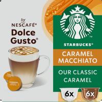 Café caramel machiatto comp. Dolce Gusto STARBUCKS, caja 12 uds Café caramel machiatto comp. Dolce Gusto STARBUCKS, caja 12 uds