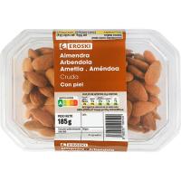 Almendra cruda con piel EROSKI, tarrina 185 g Almendra cruda con piel EROSKI, tarrina 185 g