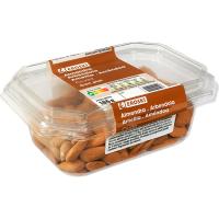 Almendra cruda con piel EROSKI, tarrina 185 g
