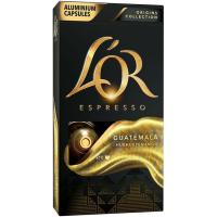 Café origen Guatemala compatible Nespresso L'OR, caja 10 uds Café origen Guatemala compatible Nespresso L'OR, caja 10 uds