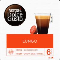 Café Lungo NESCAFÉ DOLCE GUSTO, caja 16 cápsulas Café Lungo NESCAFÉ DOLCE GUSTO, caja 16 cápsulas
