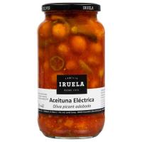 Oliva picant elèctrica IRUELA, flascó 600 g Oliva picant elèctrica IRUELA, flascó 600 g